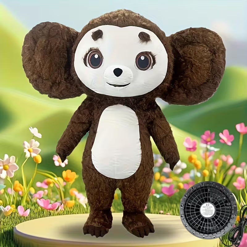 Big-Eared Monkey Mascot Inflatable Costume