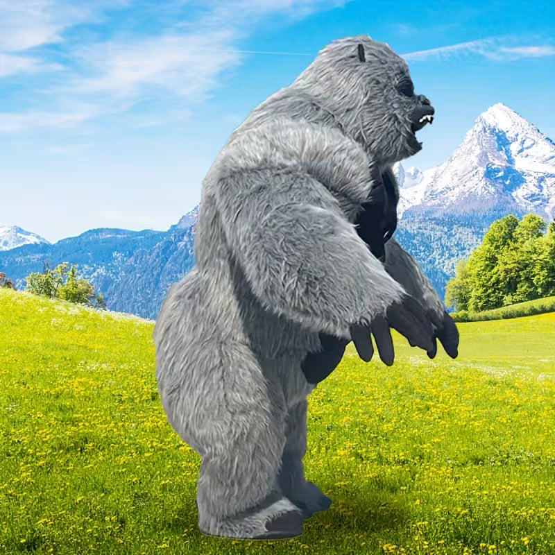 Giant Gorilla Mascot Inflatable Costume