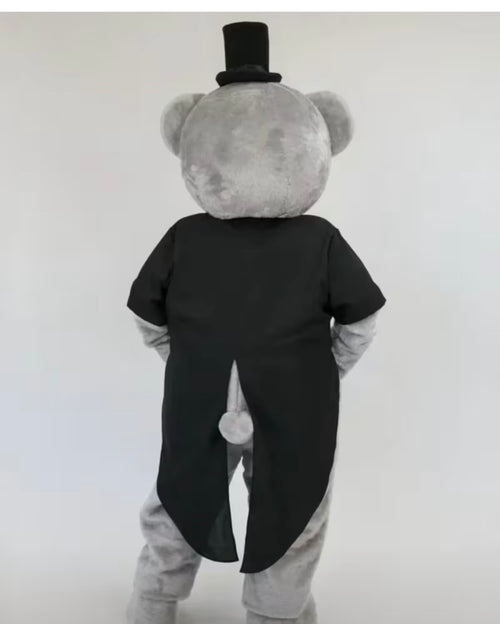 Adult Black Bear Mascot Costume