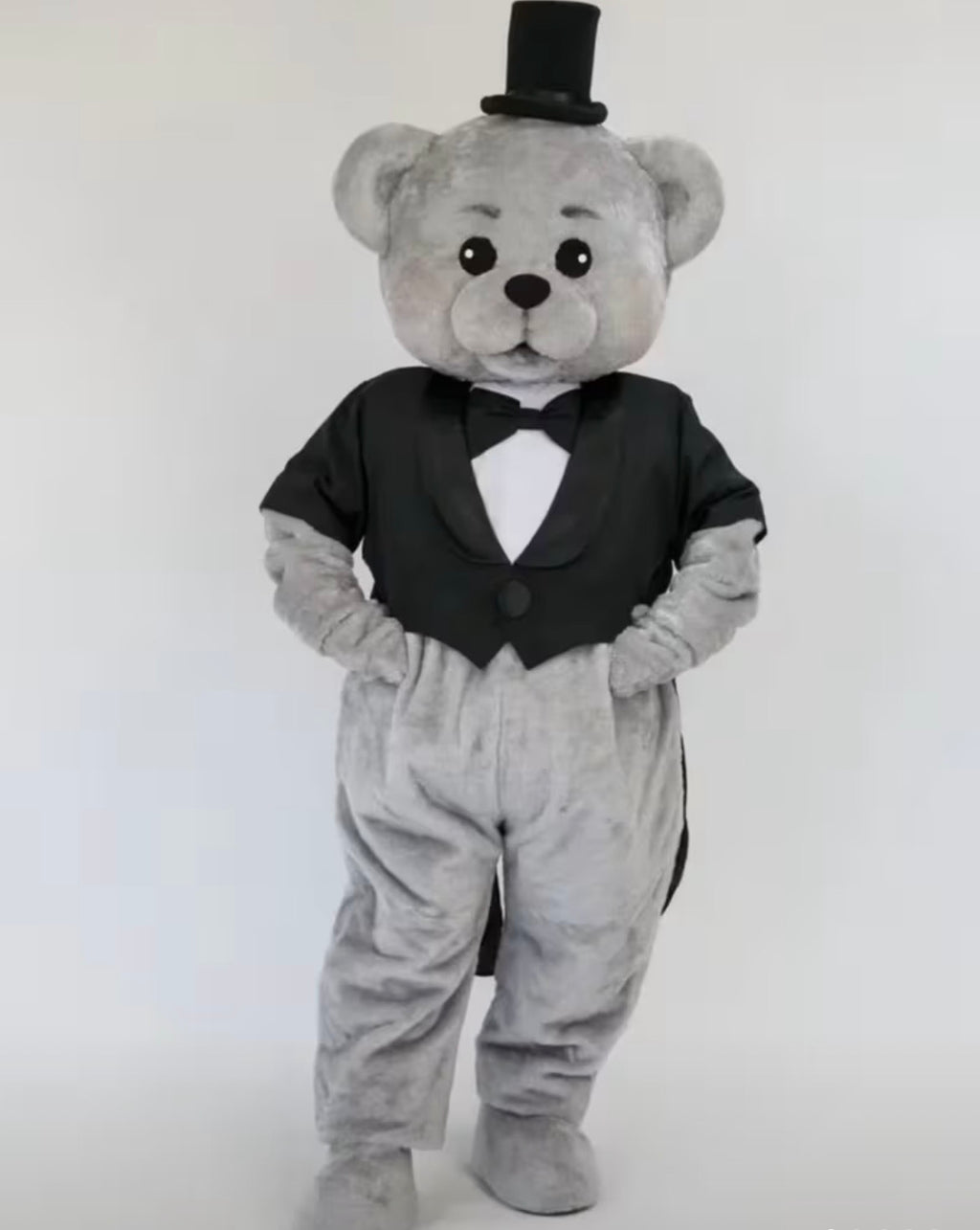 Adult Black Bear Mascot Costume