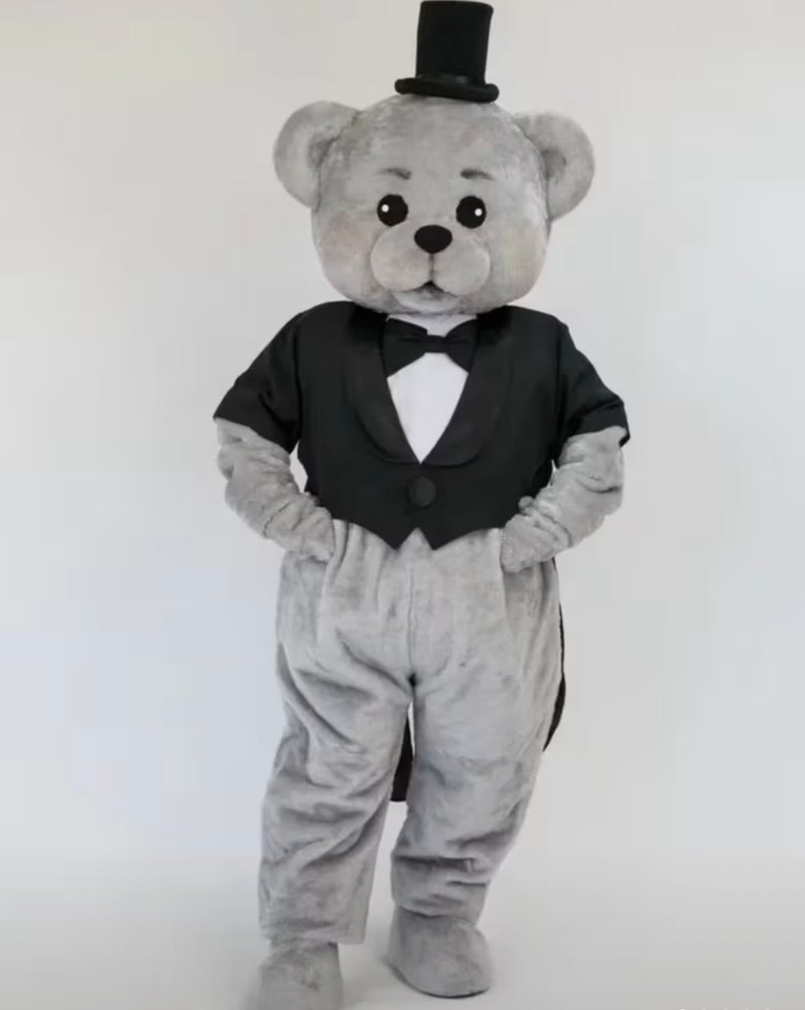 Adult Black Bear Mascot Costume