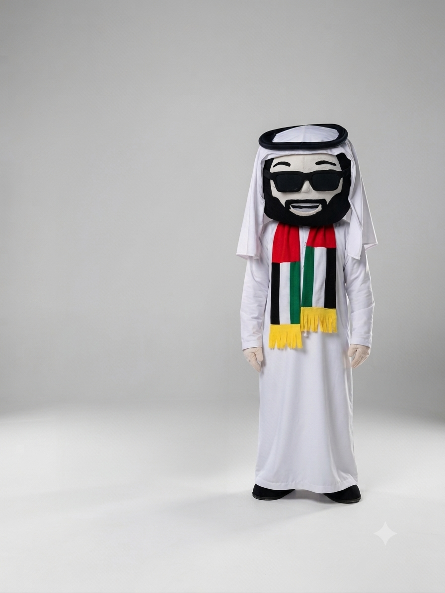 UAE National Local Mascot