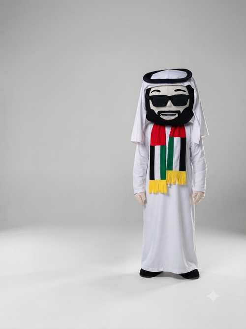 UAE National Local Mascot