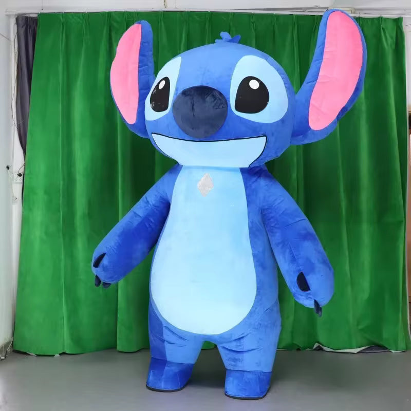 Inflatable Disney Blue Stitch – Adult Wearable Mascot Costume