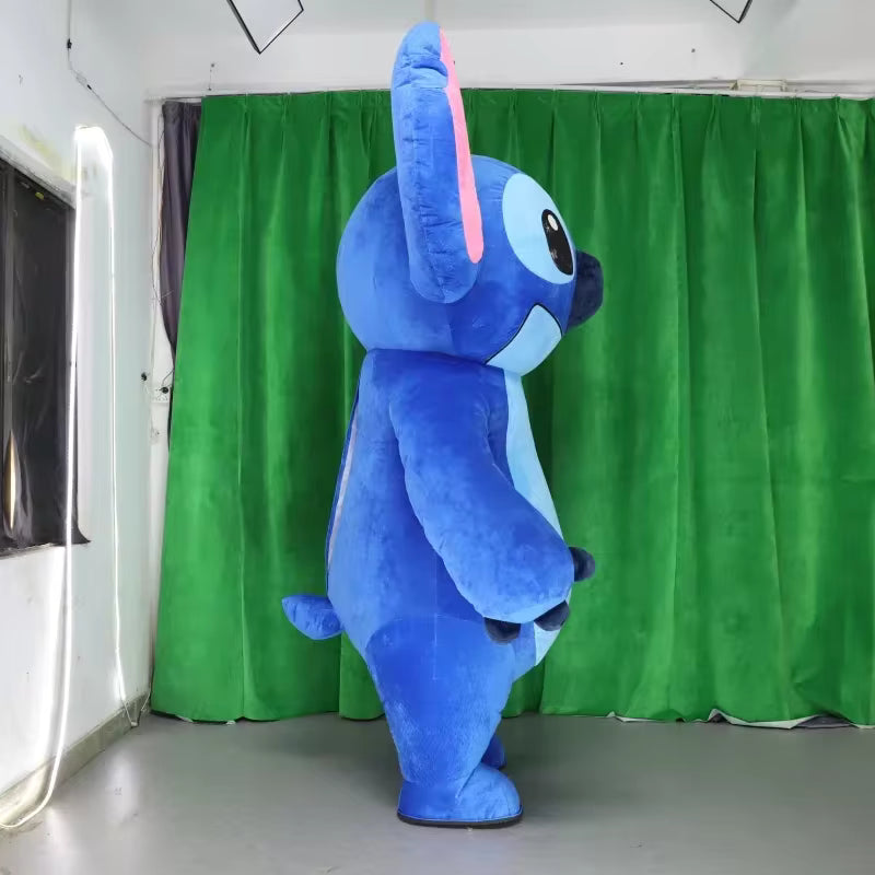 Inflatable Disney Blue Stitch – Adult Wearable Mascot Costume