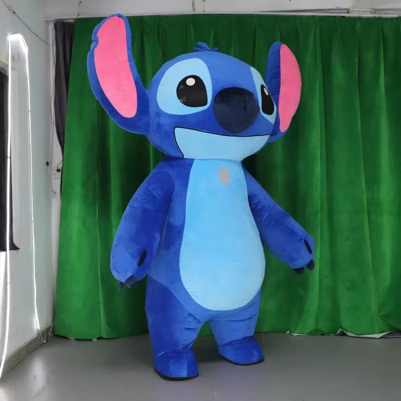 Inflatable Disney Blue Stitch – Adult Wearable Mascot Costume