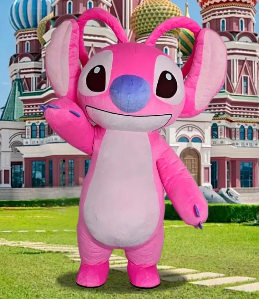 Giant Pink Stitch – Inflatable Street Performance Figure