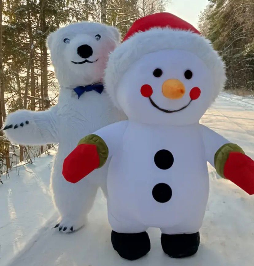 Inflatable Polar Bear Costume