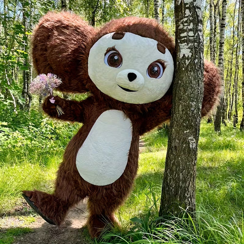 Big-Eared Monkey Mascot Inflatable Costume