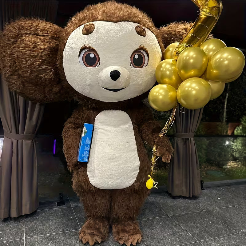 Big-Eared Monkey Mascot Inflatable Costume